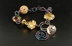 Glass and Silver Bracelets1